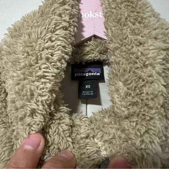 Patagonia Women’s Los Gatos Zip Up Fleece Vest Tan Size XS - Picture 4 of 6